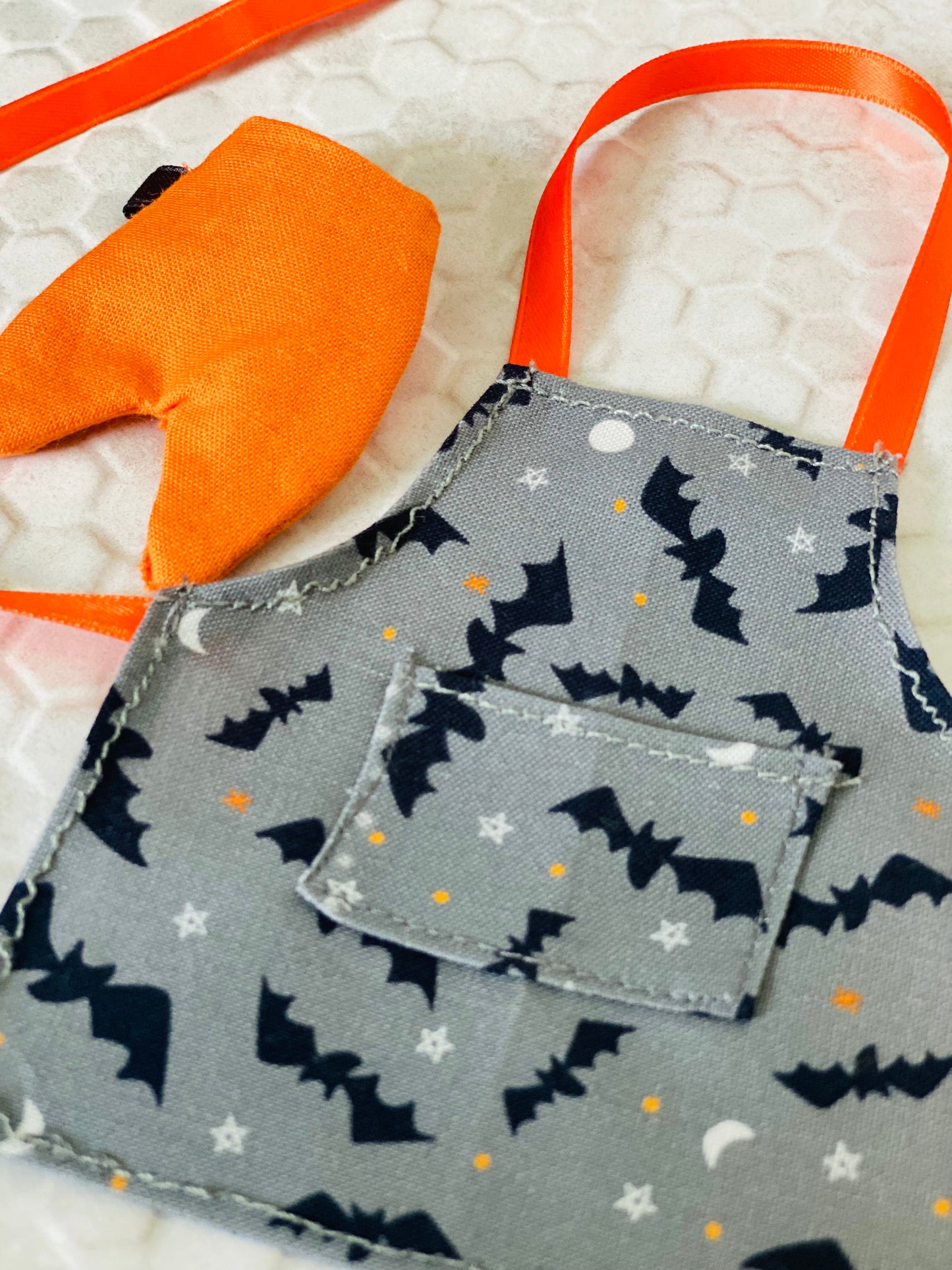 Little Apron and Oven Mitts Set - Bat Edition