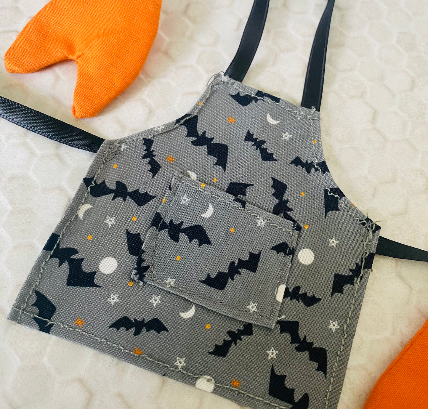 Little Apron and Oven Mitts Set - Bat Edition